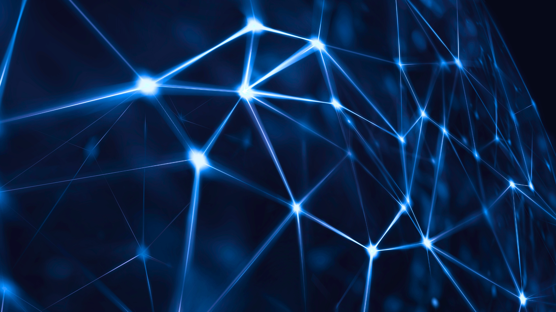 Connected network visualization representing financial systems integration